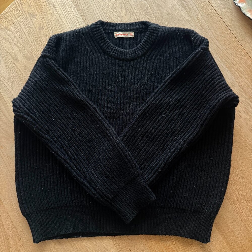 &Daughter Black Wool Sweater (S)